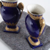A Pair of Large Vintage 1980s Rococo Regency Vases By Agostinelli Italy for Harrods. - Image 12