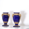 A Pair of Large Vintage 1980s Rococo Regency Vases By Agostinelli Italy for Harrods. - Image 4