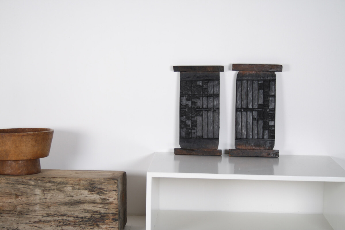 Historic Korean Wooden Printing Blocks | Decorative Wall Shelf Art - Image 15
