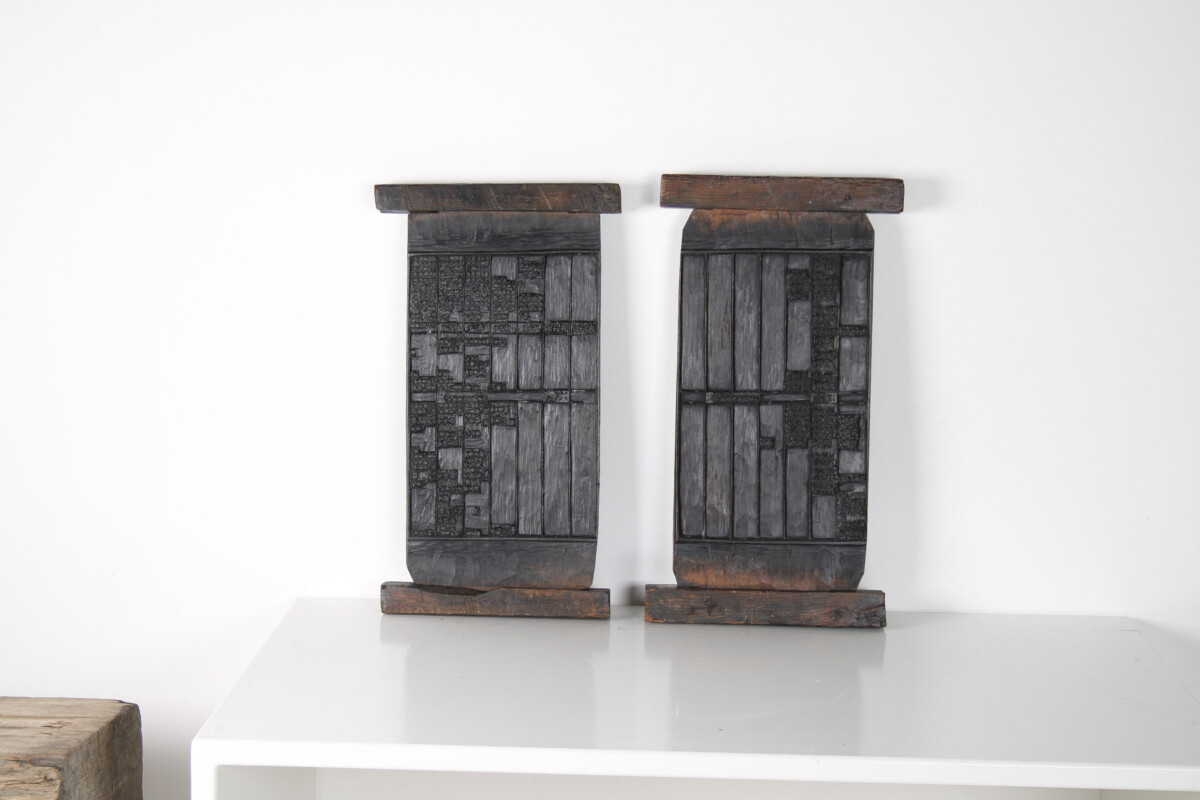 Historic Korean Wooden Printing Blocks | Decorative Wall Shelf Art - Image 14