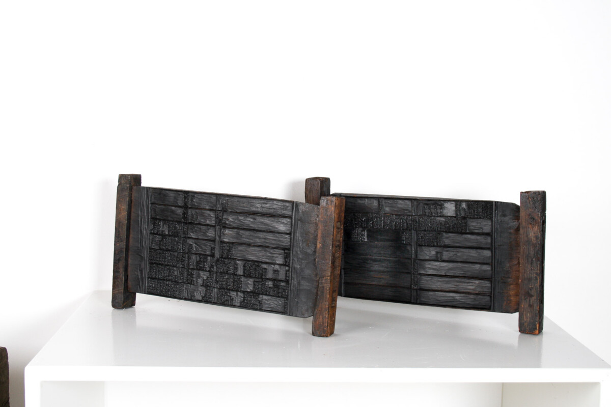 Historic Korean Wooden Printing Blocks | Decorative Wall Shelf Art - Image 9