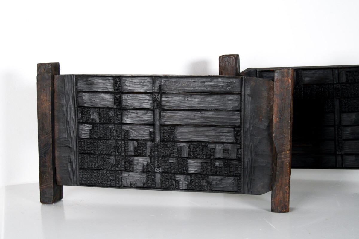 Historic Korean Wooden Printing Blocks | Decorative Wall Shelf Art - Image 8