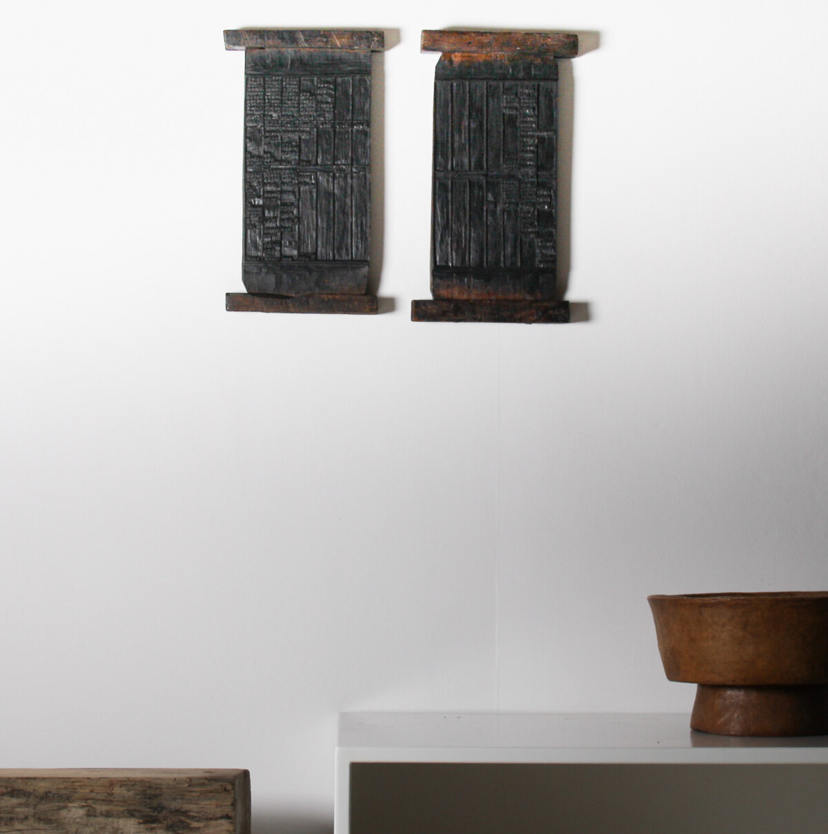 Historic Korean Wooden Printing Blocks | Decorative Wall Shelf Art - Image 22