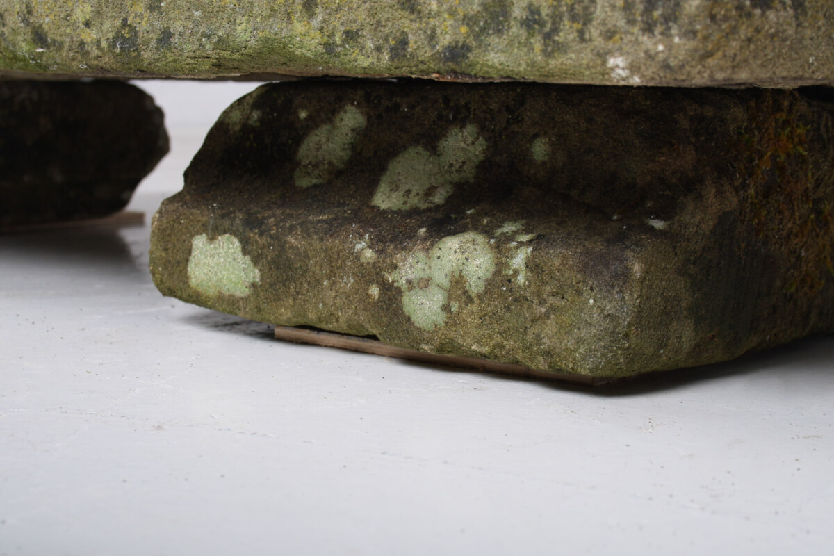 A Large Rectangular Carved Stone Trough Planter Garden Feature on Pedestal - Image 16