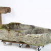 Primitive Carved Stone Trough Planter Weathered Organic Garden Feature | Bonsai Display - Image 4