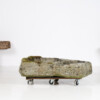 Primitive Carved Stone Trough Planter Weathered Organic Garden Feature | Bonsai Display