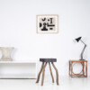 A Primitive Organic Wooden Vernacular Wabi Sabi Side Table or Stool - Image 2