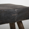 A Primitive Organic Wooden Vernacular Wabi Sabi Side Table or Stool - Image 10