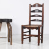 A Primitive Organic Wooden Vernacular Wabi Sabi Side Table or Stool - Image 14