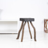A Primitive Organic Wooden Vernacular Wabi Sabi Side Table or Stool - Image 4