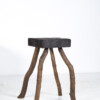A Primitive Organic Wooden Vernacular Wabi Sabi Side Table or Stool - Image 5