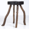 A Primitive Organic Wooden Vernacular Wabi Sabi Side Table or Stool - Image 3