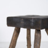 A Primitive Organic Wooden Vernacular Wabi Sabi Side Table or Stool - Image 16