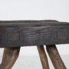 A Primitive Organic Wooden Vernacular Wabi Sabi Side Table or Stool - Image 15