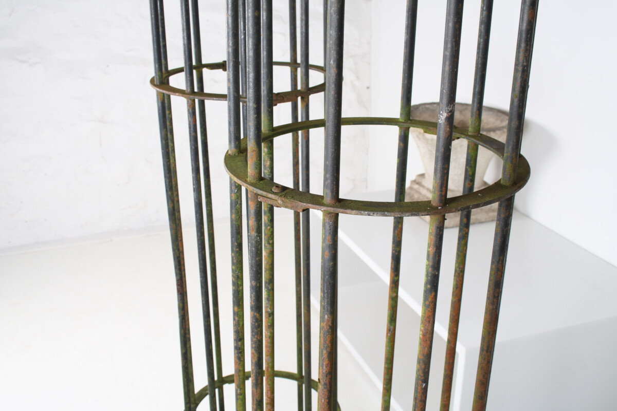 A Pair of Reclaimed Iron Tree Guards Garden Trellis Topiary Frames - Image 9