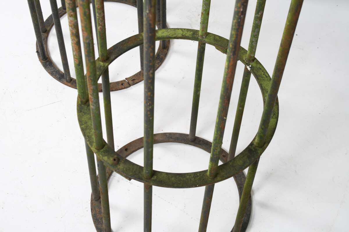 A Pair of Reclaimed Iron Tree Guards Garden Trellis Topiary Frames - Image 10