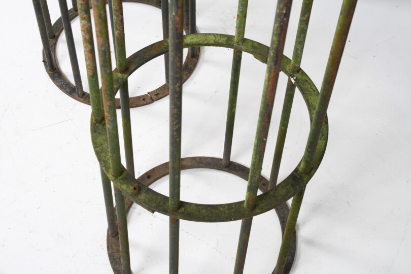 Rustic Garden Guard A Pair of Reclaimed Iron Tree Guards Garden Trellis Topiary Frames ...