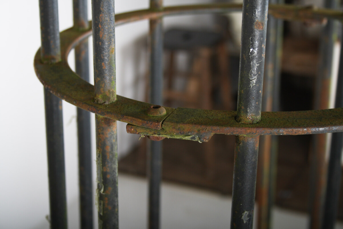 A Pair of Reclaimed Iron Tree Guards Garden Trellis Topiary Frames - Image 12