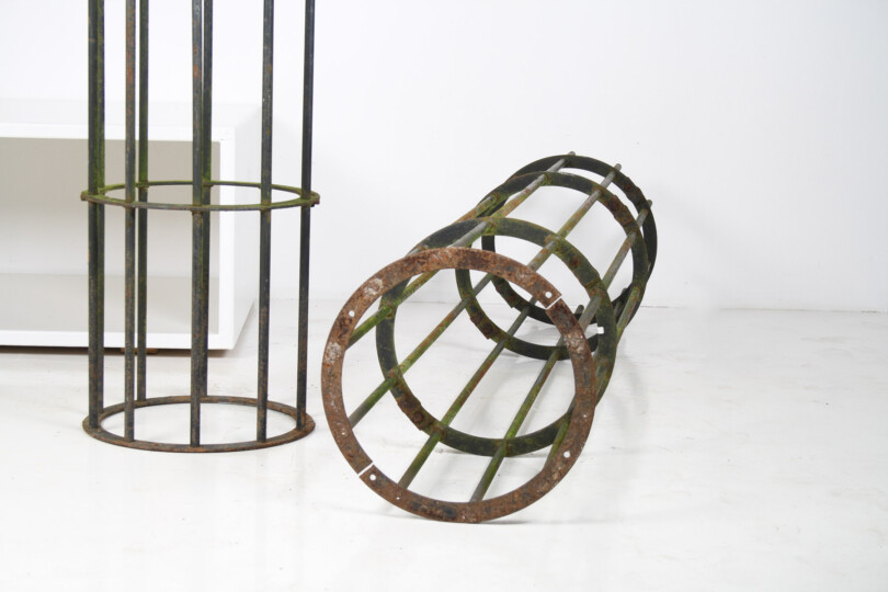 Rustic Garden Guard A Pair of Reclaimed Iron Tree Guards Garden Trellis Topiary Frames ...