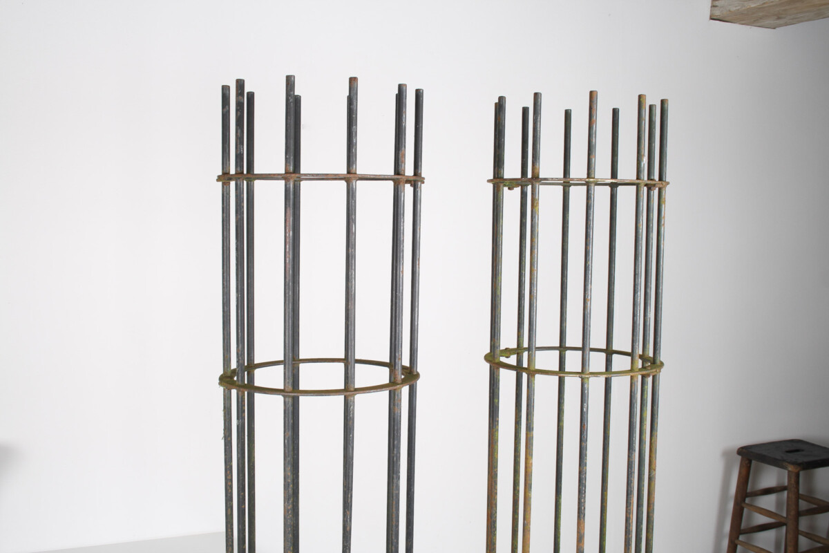 A Pair of Reclaimed Iron Tree Guards Garden Trellis Topiary Frames - Image 7