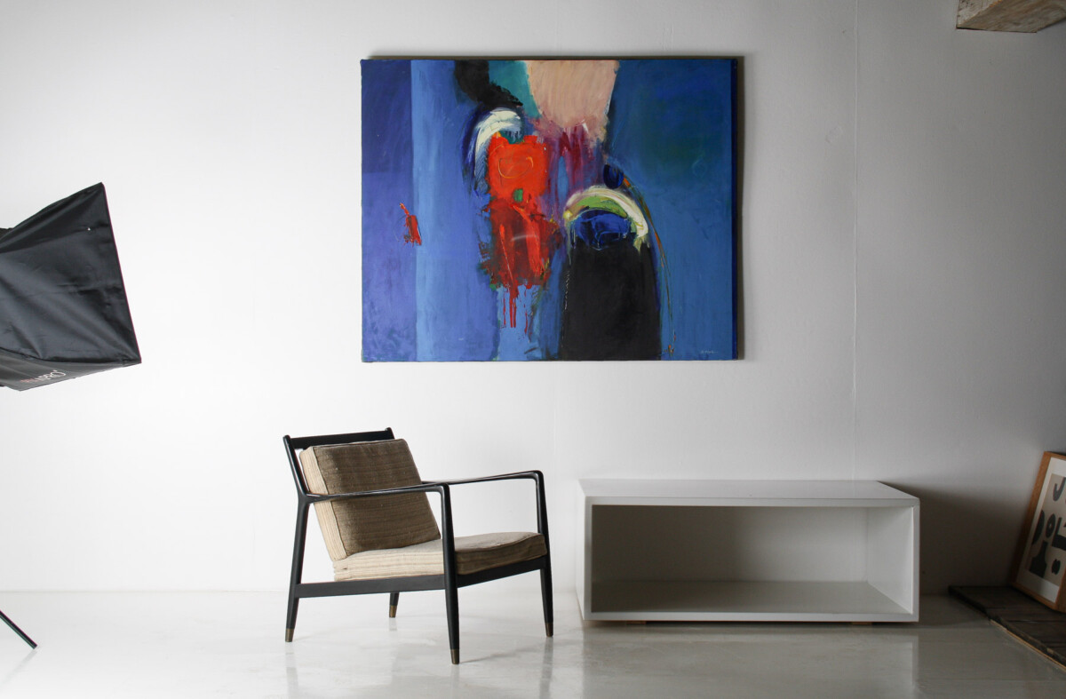 A Large Abstract Oil on Canvas Painting by Robert K McKellar - Image 13