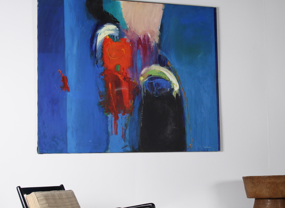 A Large Abstract Oil on Canvas Painting by Robert K McKellar - Image 12