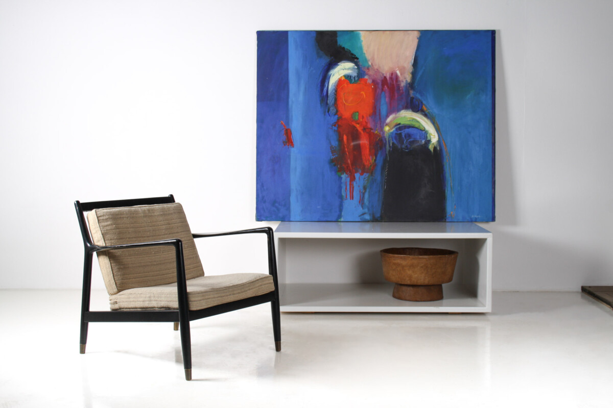 A Large Abstract Oil on Canvas Painting by Robert K McKellar - Image 11