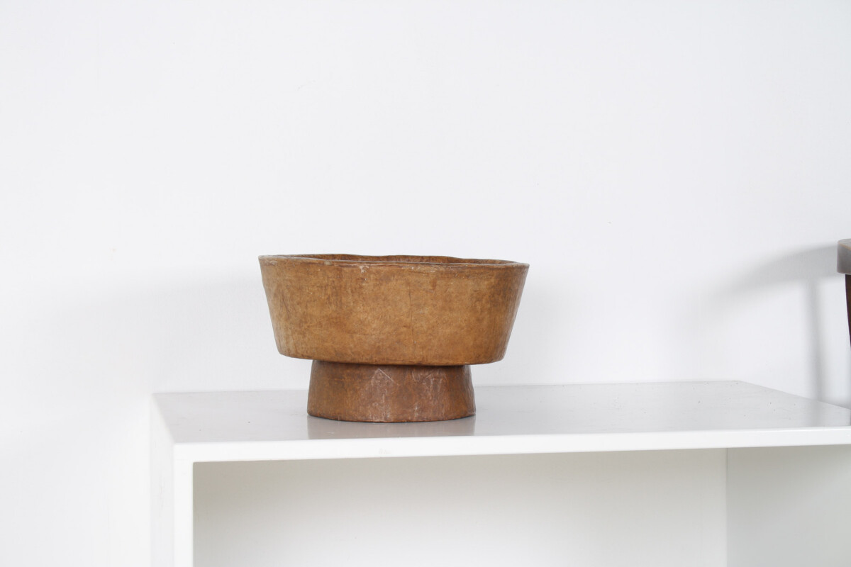 Unusual Large Decorative Antique Papier Mâché Bowl - Image 16