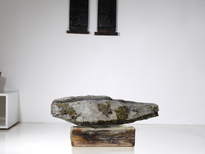 Large 17th Century Stone Trough Garden Feature Weathered Moss Bonsai Carved Stone