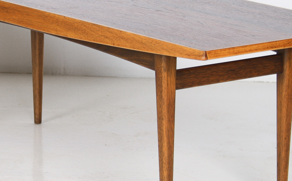 1960s Mid-Century Rectangular Teak Coffee Table 4ft Long - Image 3