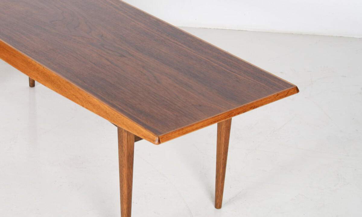 1960s Mid-Century Rectangular Teak Coffee Table 4ft Long - Image 10