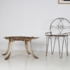 Unusual 19th Century Victorian Cast Iron Garden Side Table or Pot Stand - Image 4