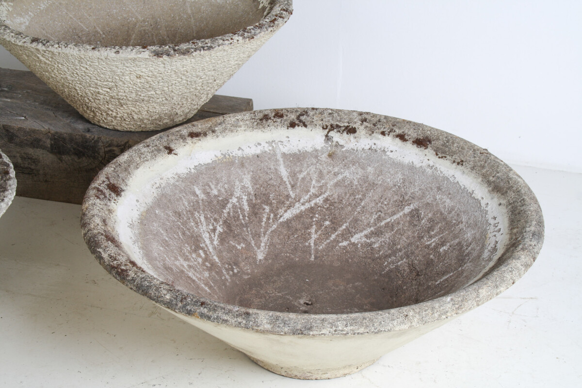 A Large 1960s Mid Century Modernist Concrete Planter in the manner of Willy Guhl - Image 12