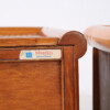 A Pair of Mid-Century Rattan Top Bamboo Night Stand Side Tables - Image 6