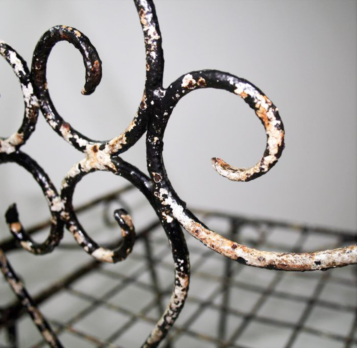 Decorative 1950s Metal Wirework Scroll Garden Patio Chair - Image 10