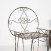Decorative 1950s Metal Wirework Scroll Garden Patio Chair - Image 3