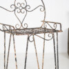 Decorative 1950s Metal Wirework Scroll Garden Patio Chair - Image 4