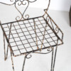 Decorative 1950s Metal Wirework Scroll Garden Patio Chair - Image 7