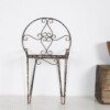 Decorative 1950s Metal Wirework Scroll Garden Patio Chair