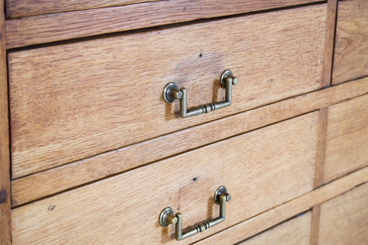 Antique Oak Sideboard Chest of Drawers Haberdashery - Image 7