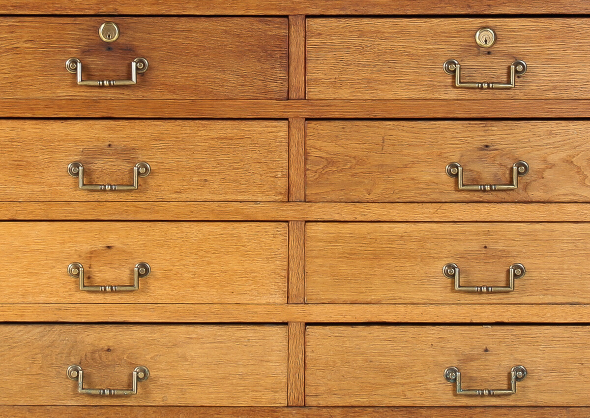 Antique Oak Sideboard Chest of Drawers Haberdashery - Image 20