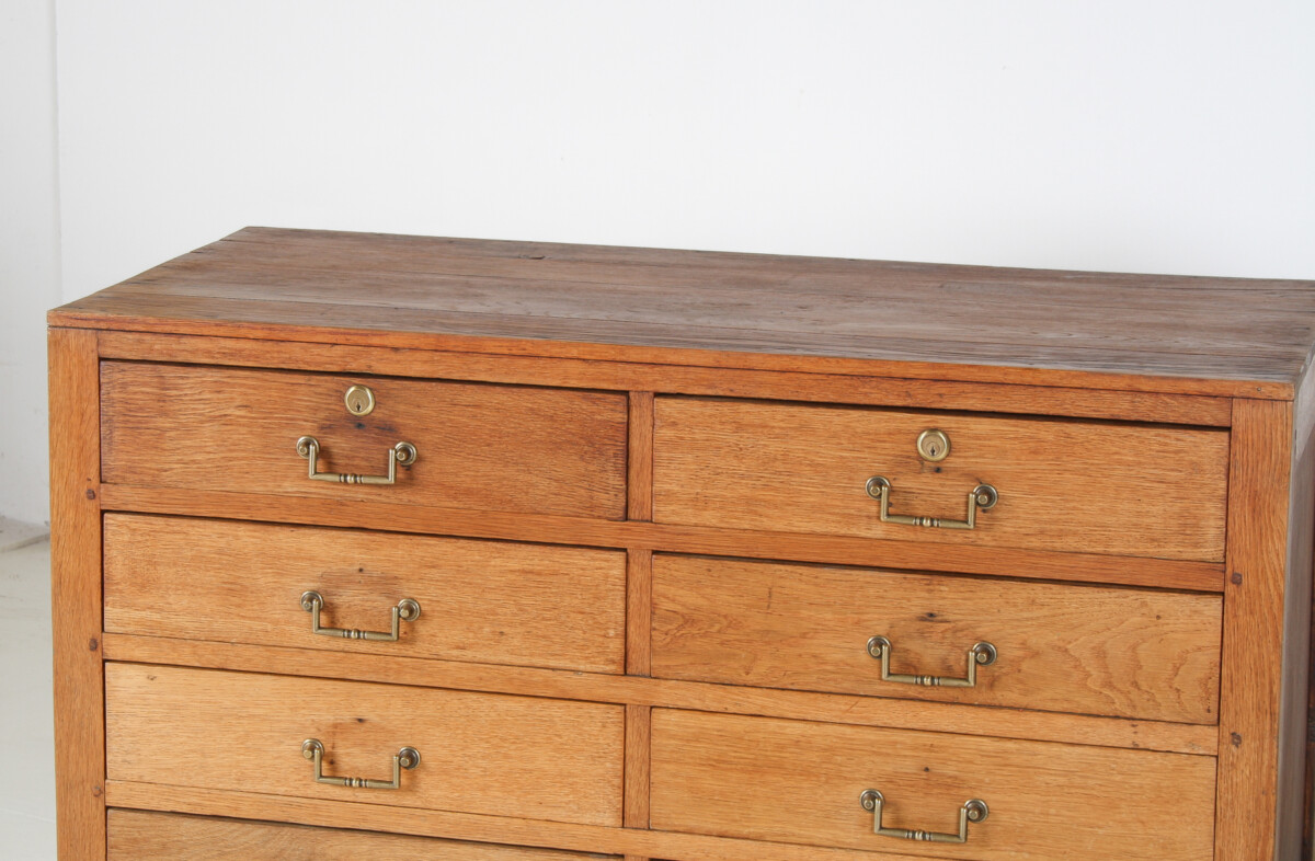 Antique Oak Sideboard Chest of Drawers Haberdashery - Image 19