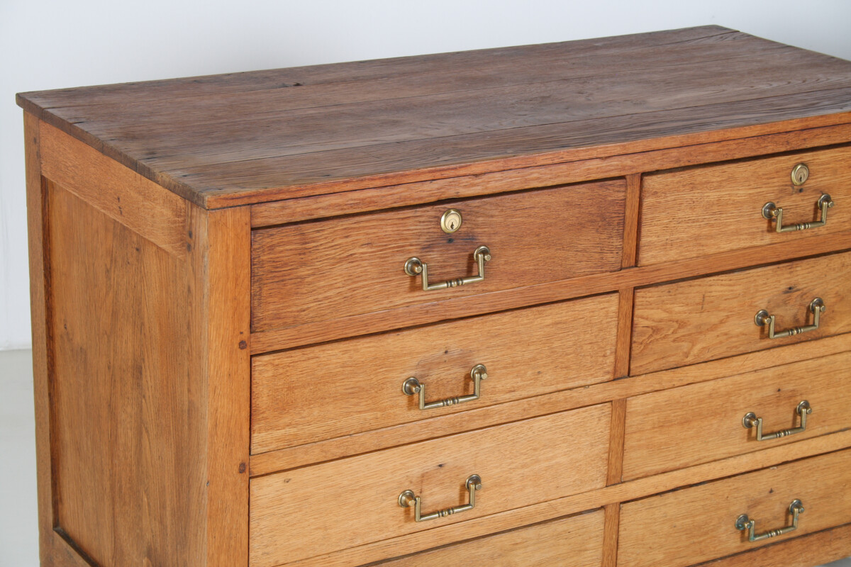 Antique Oak Sideboard Chest of Drawers Haberdashery - Image 18