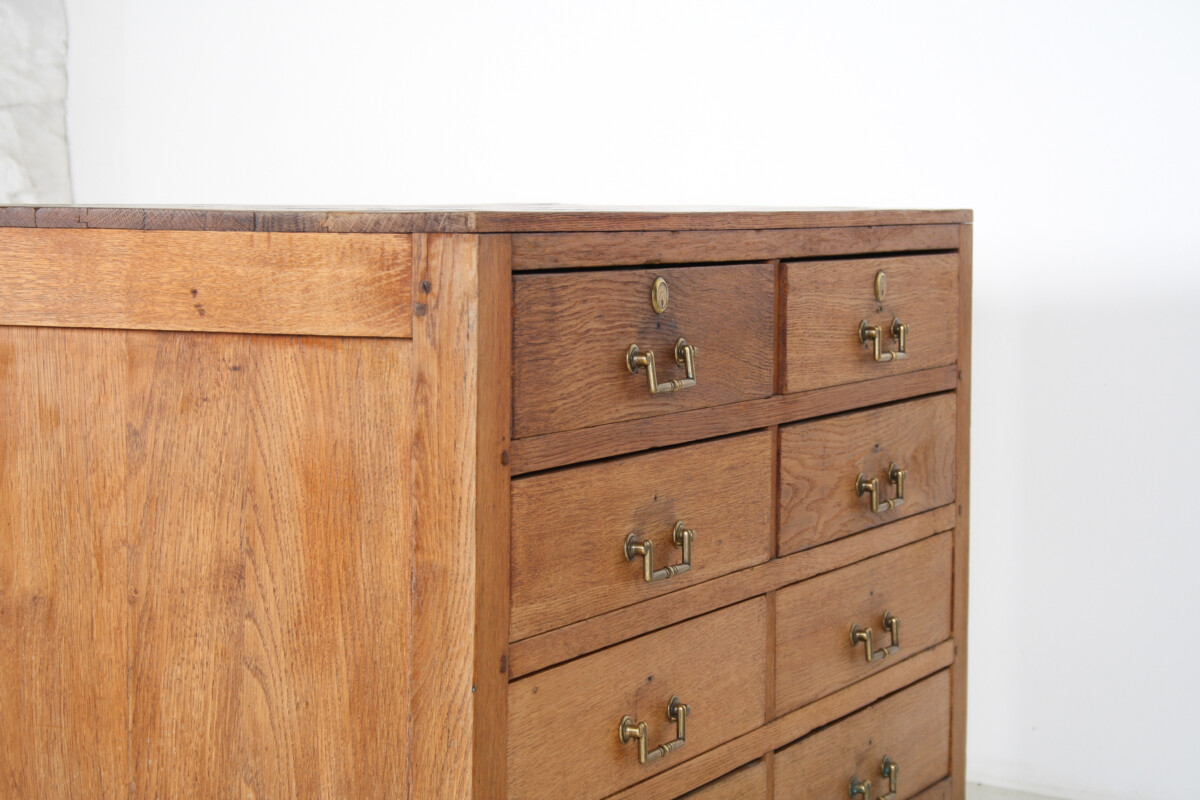 Antique Oak Sideboard Chest of Drawers Haberdashery - Image 16