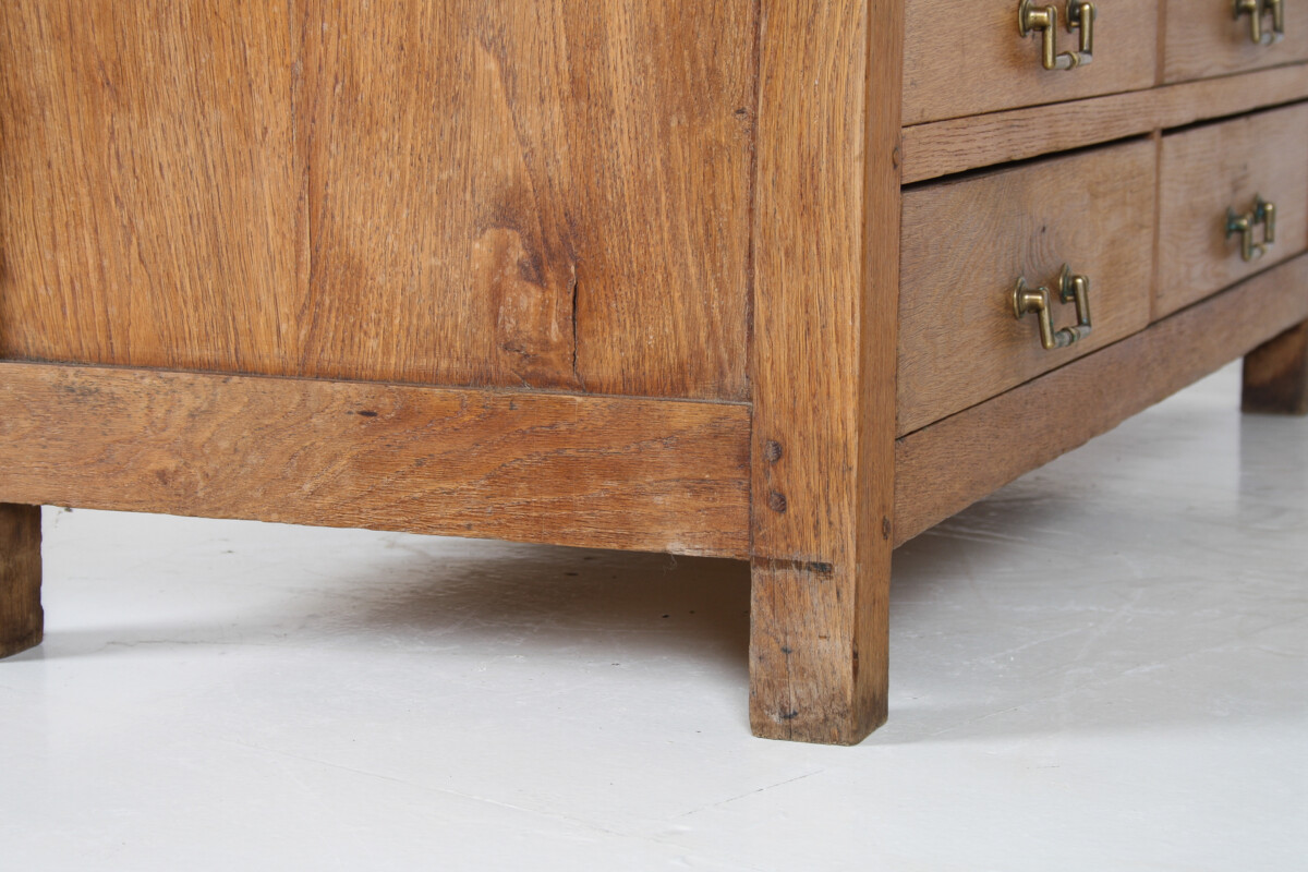 Antique Oak Sideboard Chest of Drawers Haberdashery - Image 15