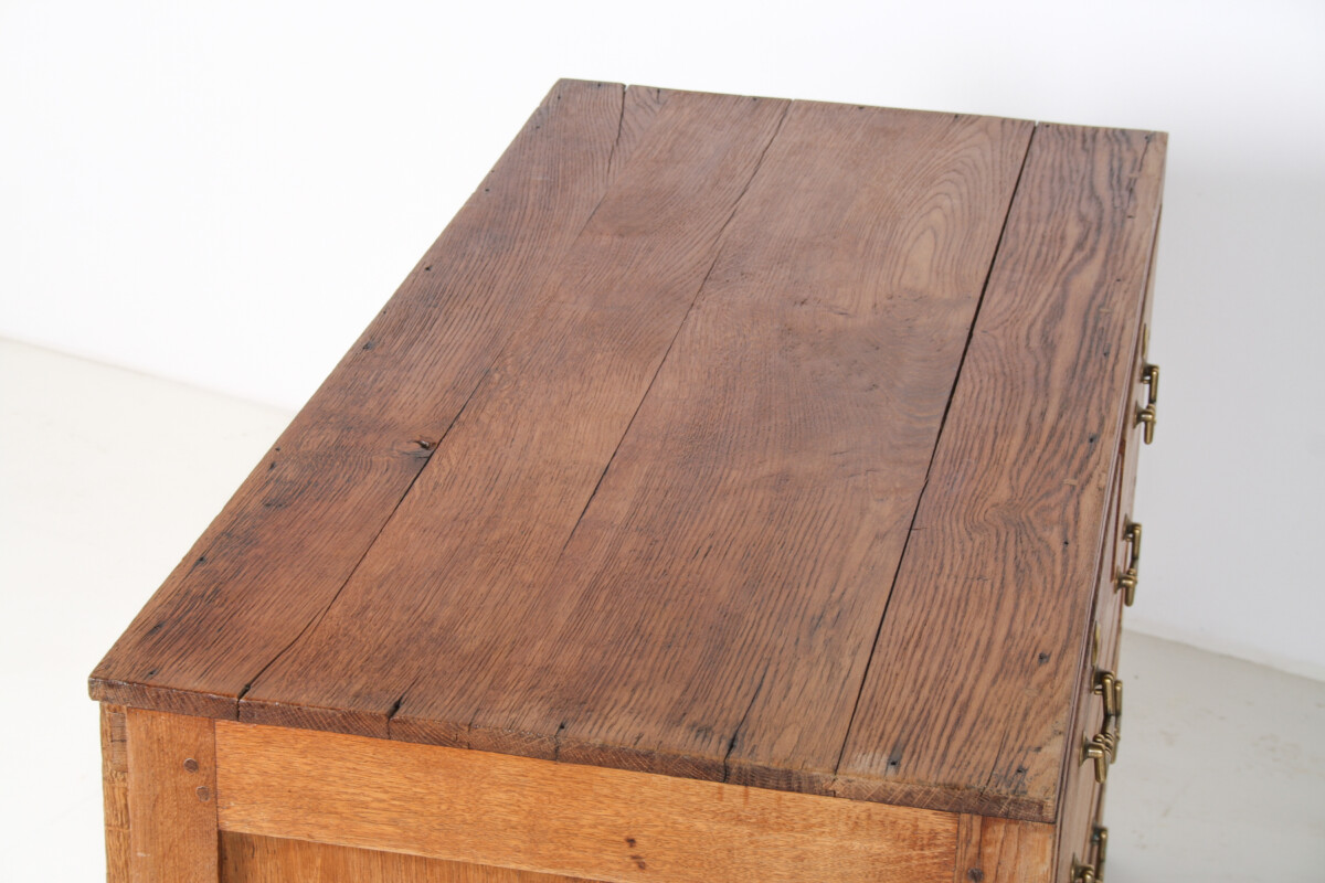 Antique Oak Sideboard Chest of Drawers Haberdashery - Image 14