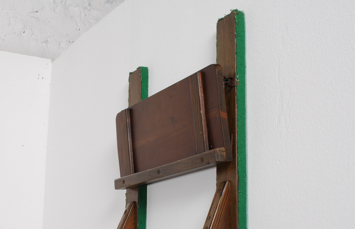 Tall Antique 19th Century Country House Library Ladders of Welsh Heritage - Image 6