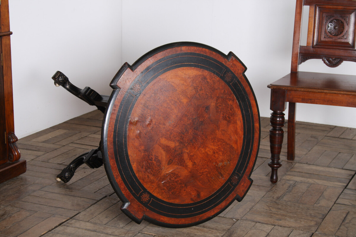 Antique 19th Century Aesthetic Movement Ebonised Side Table - Image 17