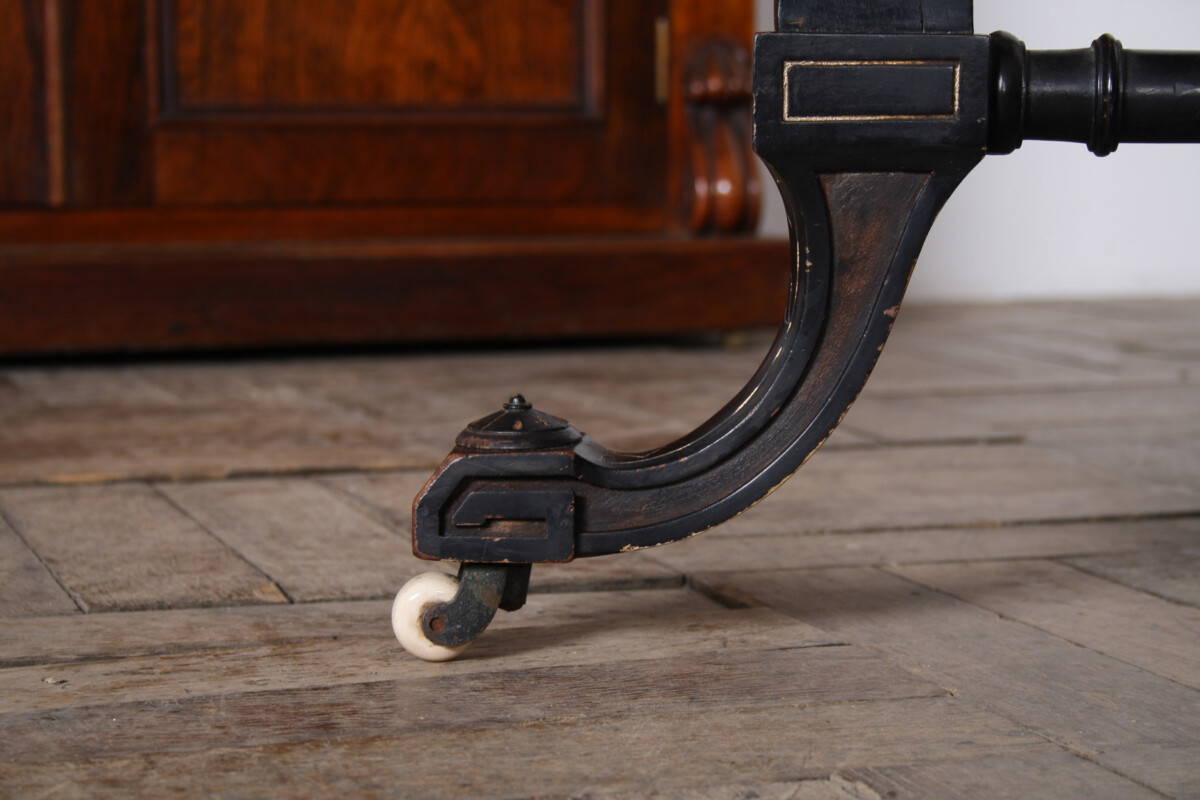 Antique 19th Century Aesthetic Movement Ebonised Side Table - Image 2