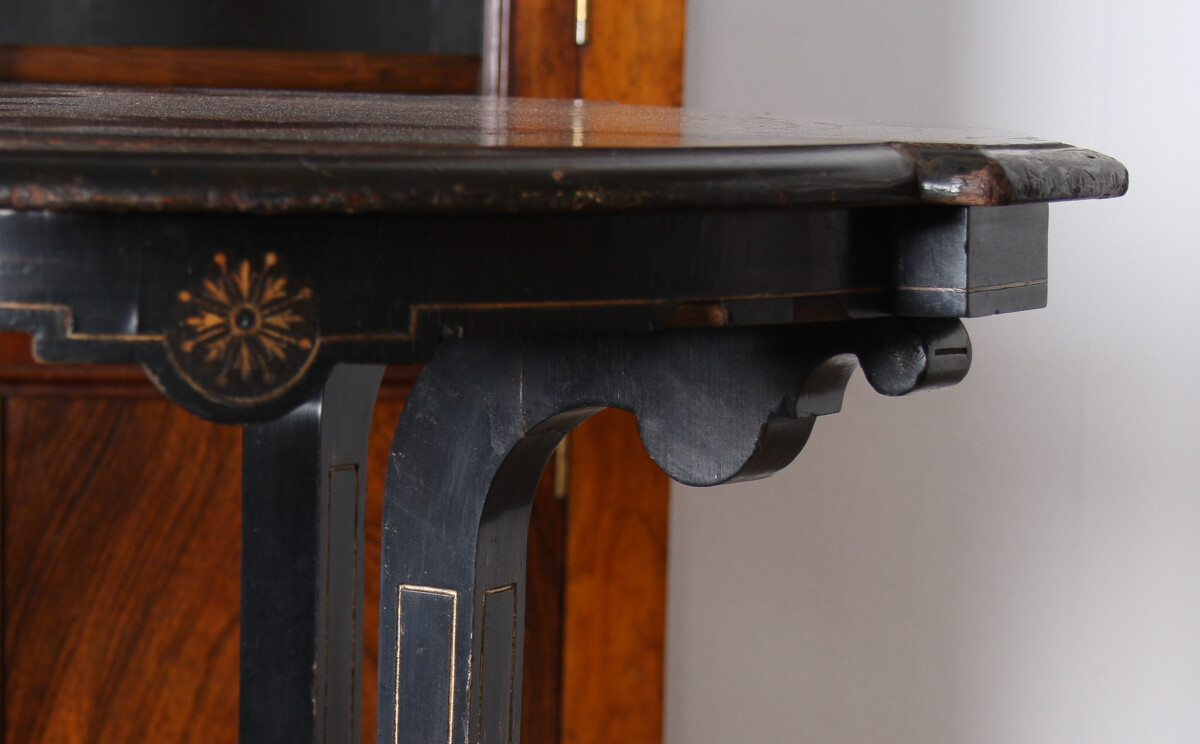 Antique 19th Century Aesthetic Movement Ebonised Side Table - Image 6